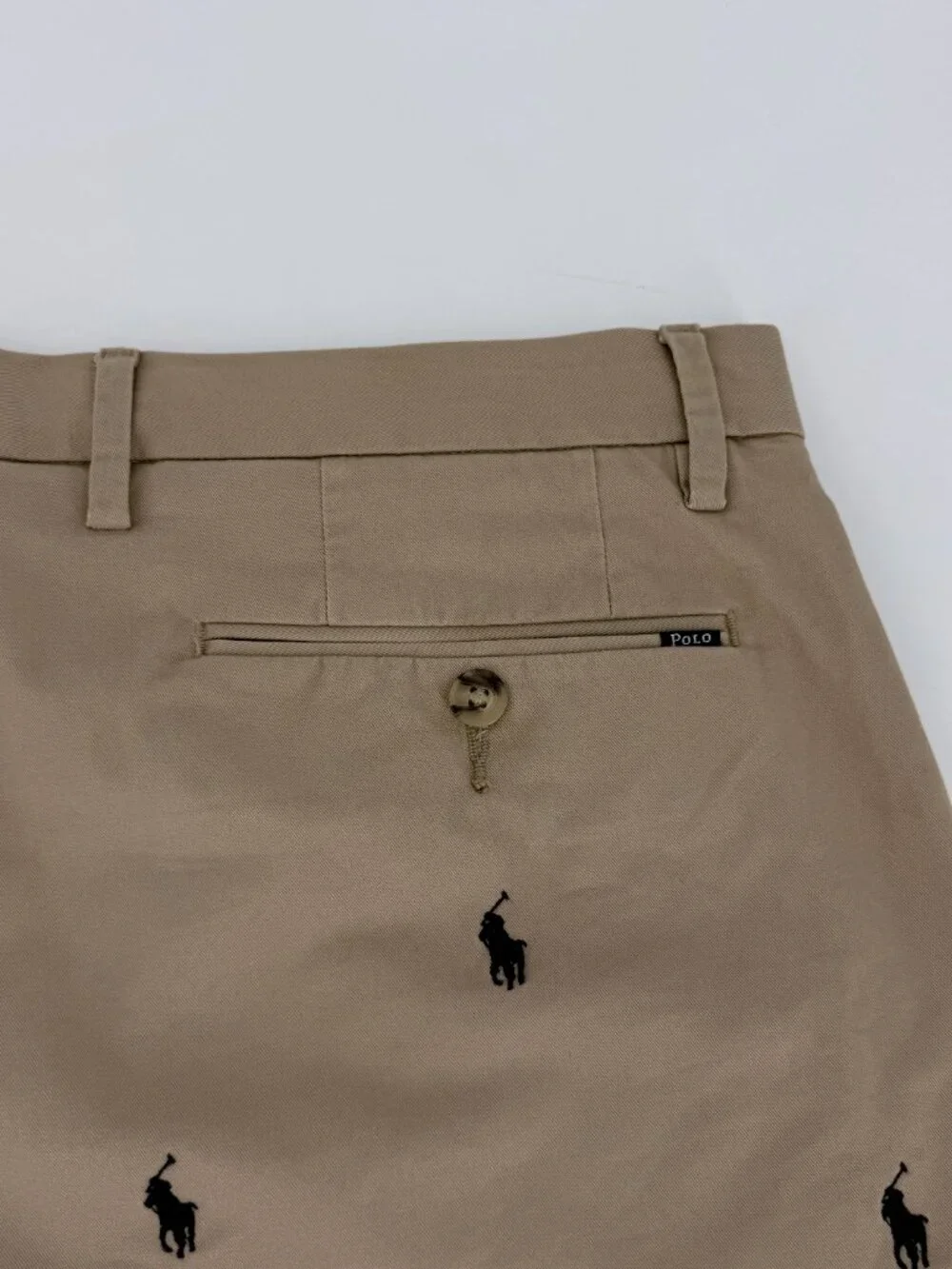 Polo Ralph Lauren Stretch Classic Fit Pony Embroidered Chino Shorts 33